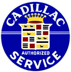 (image for) CADILLAC Authorized Service Sticker 1950s 60s